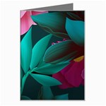 Eaves, Mate, Pink, Purple, Stock Wall Greeting Card Left