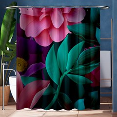 Eaves, Mate, Pink, Purple, Stock Wall Shower Curtain 60  X 72  (medium)  by nateshop