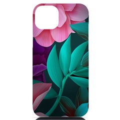 Eaves, Mate, Pink, Purple, Stock Wall Iphone 14 Plus Black Uv Print Case by nateshop