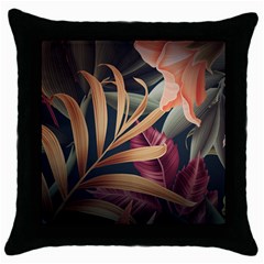 Flowers, Green, Hold, Huawei Throw Pillow Case (black) by nateshop