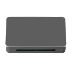 Gray, Color, Background, Monochrome, Minimalism Memory Card Reader With Cf by nateshop