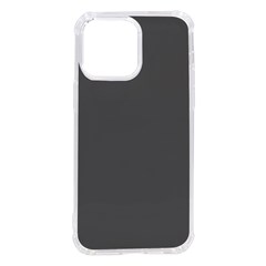 Gray, Color, Background, Monochrome, Minimalism Iphone 14 Pro Max Tpu Uv Print Case by nateshop