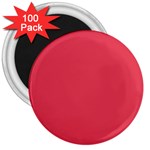 Pink, Color, Background, Monochromic, Minimalism 3  Magnets (100 pack) Front