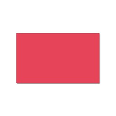 Pink, Color, Background, Monochromic, Minimalism Sticker (rectangular) by nateshop