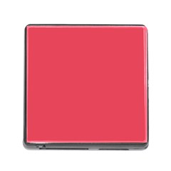 Pink, Color, Background, Monochromic, Minimalism Memory Card Reader (square 5 Slot) by nateshop