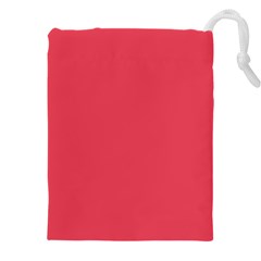 Pink, Color, Background, Monochromic, Minimalism Drawstring Pouch (4xl) by nateshop