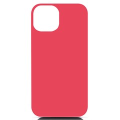 Pink, Color, Background, Monochromic, Minimalism Iphone 14 Black Uv Print Case by nateshop