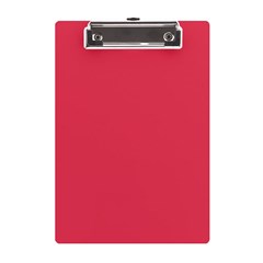 Pink, Color, Background, Monochromic, Minimalism A5 Acrylic Clipboard by nateshop