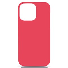 Pink, Color, Background, Monochromic, Minimalism Iphone 14 Pro Max Black Uv Print Case by nateshop