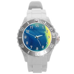 Plus, Curved Round Plastic Sport Watch (l) by nateshop