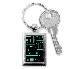 Rectangles, Cubes, Forma Key Chain (rectangle) by nateshop