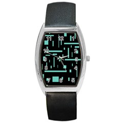 Rectangles, Cubes, Forma Barrel Style Metal Watch by nateshop