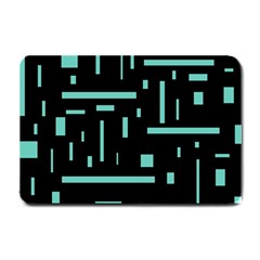 Rectangles, Cubes, Forma Small Doormat by nateshop