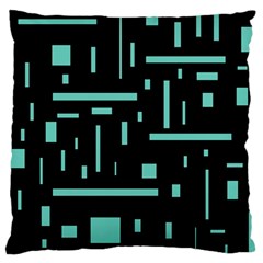 Rectangles, Cubes, Forma Large Premium Plush Fleece Cushion Case (two Sides) by nateshop