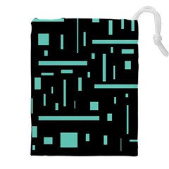 Rectangles, Cubes, Forma Drawstring Pouch (5xl) by nateshop