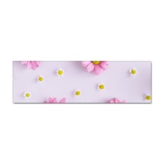 Springpurple Flower On A Purple Background Sticker Bumper (10 Pack) by nateshop