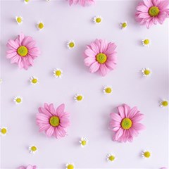 Springpurple Flower On A Purple Background Play Mat (square) by nateshop