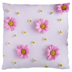 Springpurple Flower On A Purple Background Standard Premium Plush Fleece Cushion Case (one Side) by nateshop