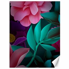 Flowers, Mate, Pink, Purple, Stock Wall Canvas 36  X 48  by nateshop