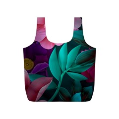 Flowers, Mate, Pink, Purple, Stock Wall Full Print Recycle Bag (s) by nateshop