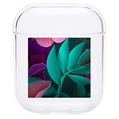 Flowers, Mate, Pink, Purple, Stock Wall Hard Pc Airpods 1/2 Case by nateshop