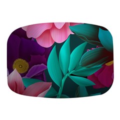 Flowers, Mate, Pink, Purple, Stock Wall Mini Square Pill Box by nateshop