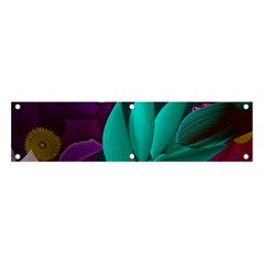 Flowers, Mate, Pink, Purple, Stock Wall Banner And Sign 4  X 1 