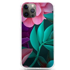 Flowers, Mate, Pink, Purple, Stock Wall Iphone 12 Pro Max Tpu Uv Print Case by nateshop