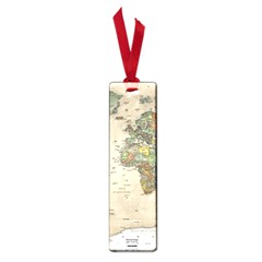 Vintage World Map Aesthetic Small Book Marks by Cemarart