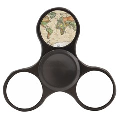 Vintage World Map Aesthetic Finger Spinner by Cemarart