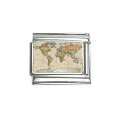 Vintage World Map Aesthetic Italian Charm (9mm) by Cemarart