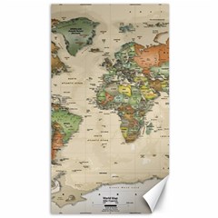 Vintage World Map Aesthetic Canvas 40  X 72  by Cemarart