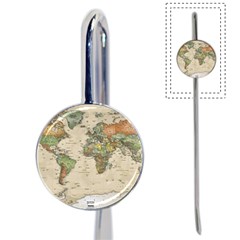 Vintage World Map Aesthetic Book Mark by Cemarart