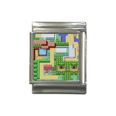 Pixel Map Game Italian Charm (13mm)