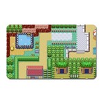 Pixel Map Game Magnet (Rectangular) Front