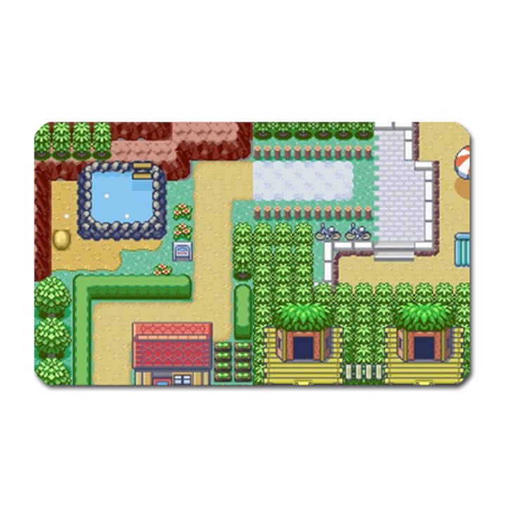 Pixel Map Game Magnet (Rectangular)