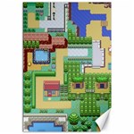 Pixel Map Game Canvas 12  x 18  11.88 x17.36  Canvas - 1