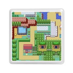 Pixel Map Game Memory Card Reader (square) by Cemarart