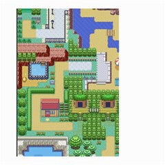 Pixel Map Game Small Garden Flag (two Sides) by Cemarart