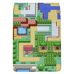 Pixel Map Game Removable Flap Cover (l) by Cemarart