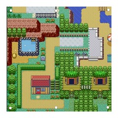 Pixel Map Game Banner And Sign 3  X 3  by Cemarart