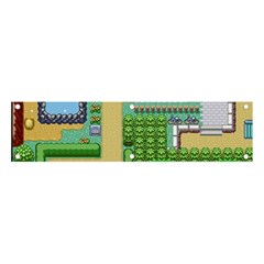 Pixel Map Game Banner And Sign 4  X 1  by Cemarart