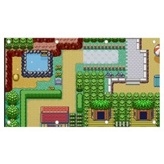 Pixel Map Game Banner And Sign 7  X 4  by Cemarart