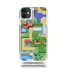 Pixel Map Game Iphone 11 Tpu Uv Print Case by Cemarart