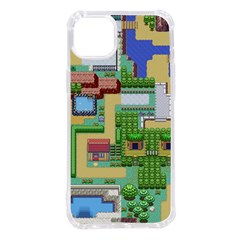 Pixel Map Game Iphone 14 Plus Tpu Uv Print Case by Cemarart