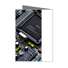 Motherboard Board Circuit Electronic Technology Mini Greeting Cards (pkg Of 8) by Cemarart