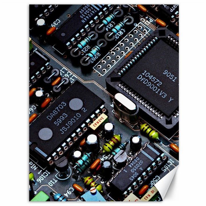 Motherboard Board Circuit Electronic Technology Canvas 36  x 48 