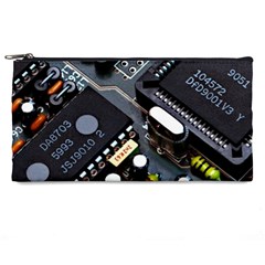 Motherboard Board Circuit Electronic Technology Pencil Case by Cemarart