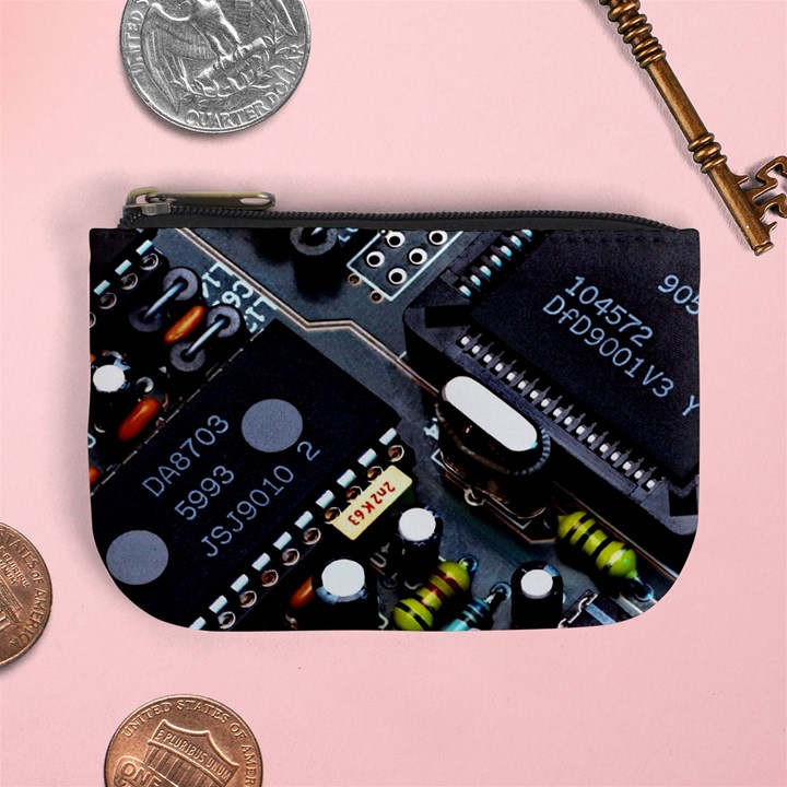 Motherboard Board Circuit Electronic Technology Mini Coin Purse