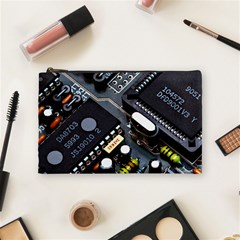 Motherboard Board Circuit Electronic Technology Cosmetic Bag (medium) by Cemarart